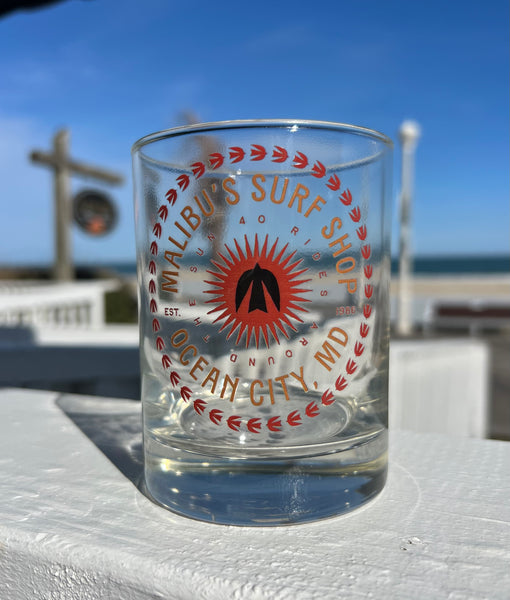 40 Rides Rocks Glass