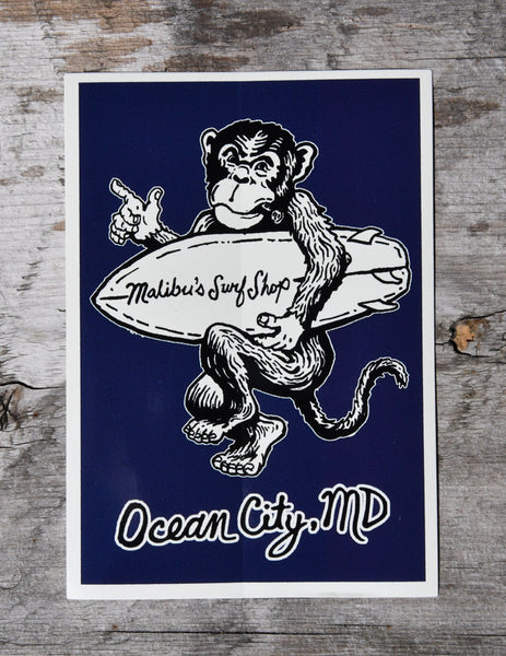 Ozzy Monkey Sticker