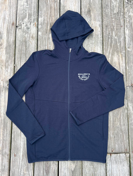 Embroidered Tech Zip-Up