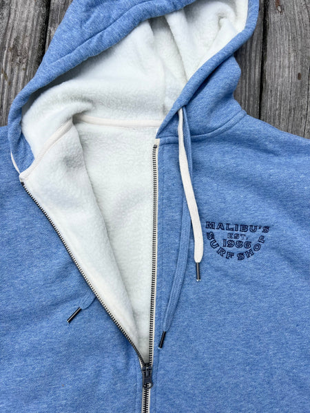 Fleece Embroidered Zip-Up