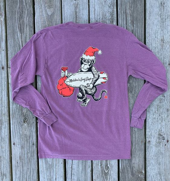 Ozzy Monkey Christmas Long Sleeve Shirt