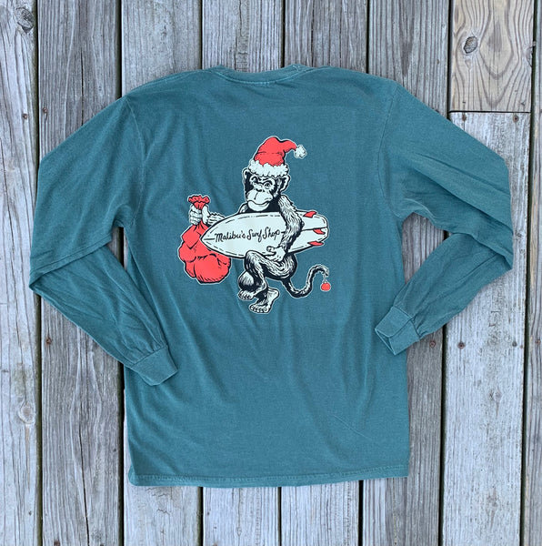 Ozzy Monkey Christmas Long Sleeve Shirt