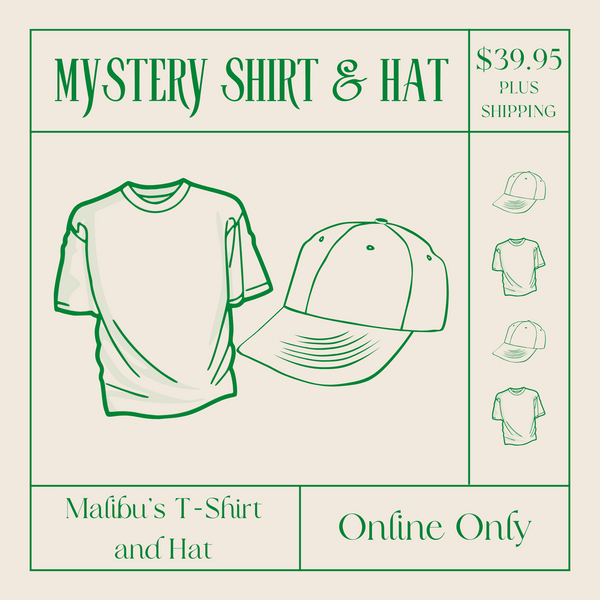 Mystery Malibu's Shirt and Hat