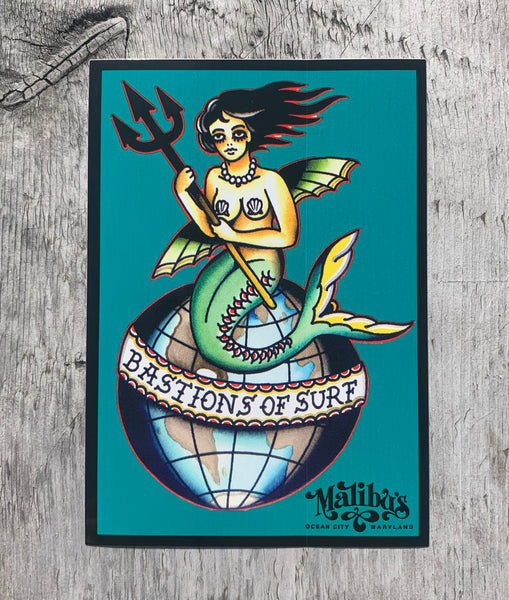 Bastions Mermaid Sticker