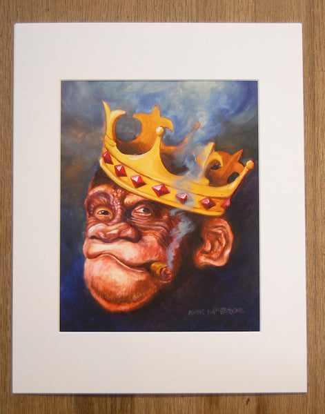King Monkey Print